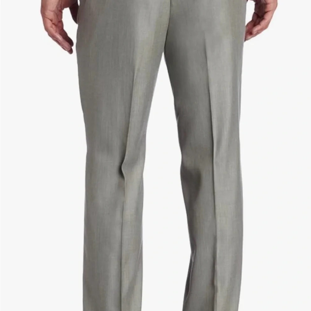 Alberto Cardinali‎ men’s 38 trousers with double button front Heather gray color